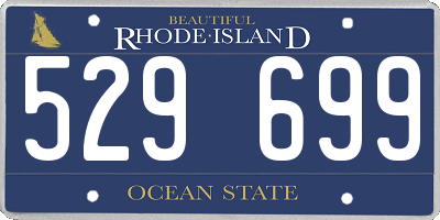 RI license plate 529699