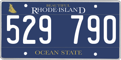 RI license plate 529790