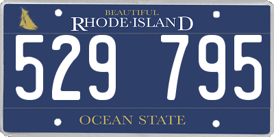 RI license plate 529795