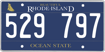 RI license plate 529797
