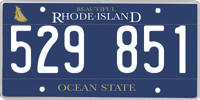 RI license plate 529851