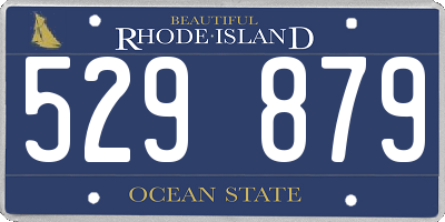 RI license plate 529879