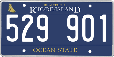 RI license plate 529901