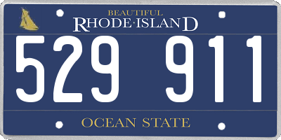 RI license plate 529911
