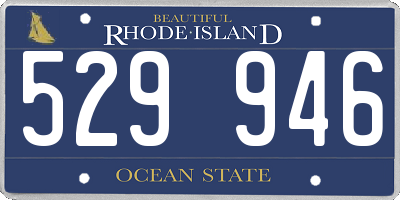 RI license plate 529946