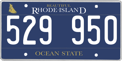 RI license plate 529950