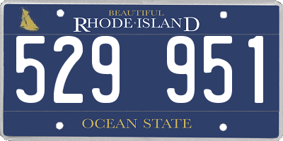 RI license plate 529951