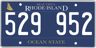 RI license plate 529952