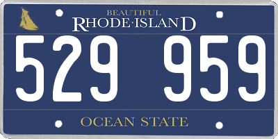 RI license plate 529959