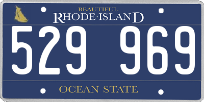 RI license plate 529969
