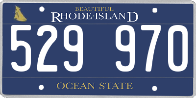 RI license plate 529970