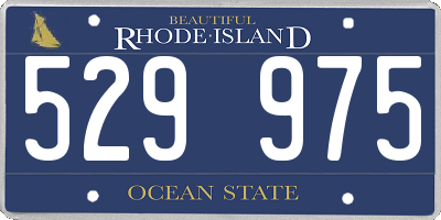 RI license plate 529975