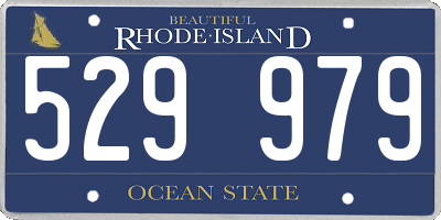 RI license plate 529979