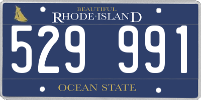 RI license plate 529991