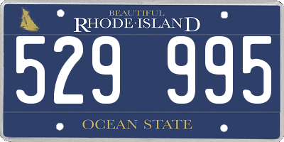 RI license plate 529995