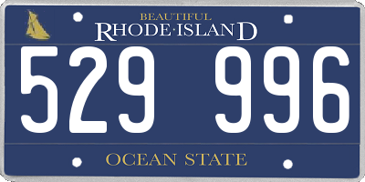 RI license plate 529996