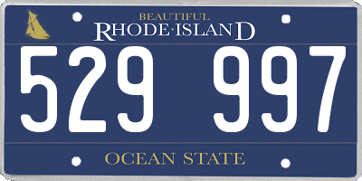 RI license plate 529997
