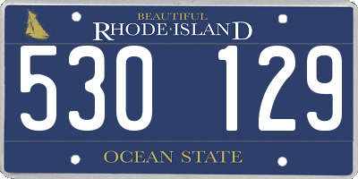RI license plate 530129