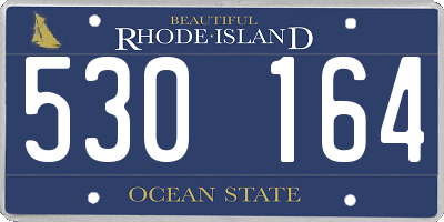 RI license plate 530164