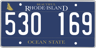 RI license plate 530169