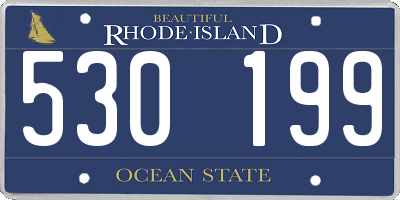 RI license plate 530199