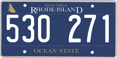 RI license plate 530271