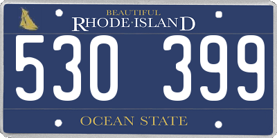 RI license plate 530399