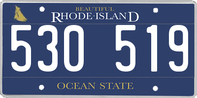 RI license plate 530519