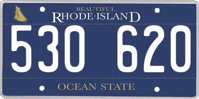RI license plate 530620