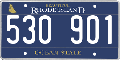 RI license plate 530901