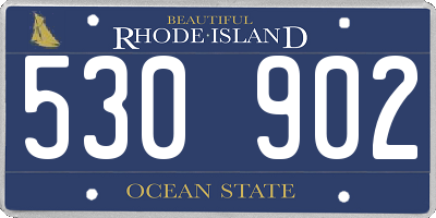 RI license plate 530902
