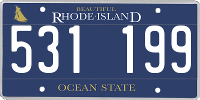 RI license plate 531199