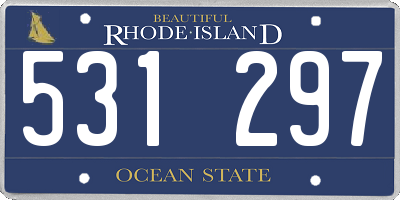 RI license plate 531297