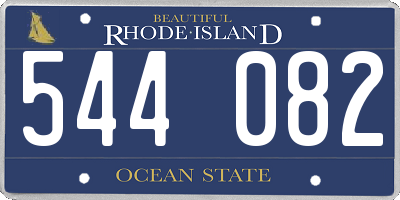 RI license plate 544082