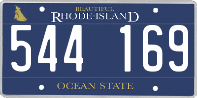 RI license plate 544169