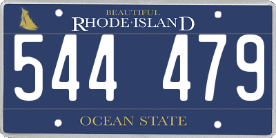 RI license plate 544479