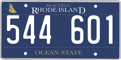 RI license plate 544601