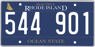 RI license plate 544901