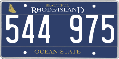 RI license plate 544975