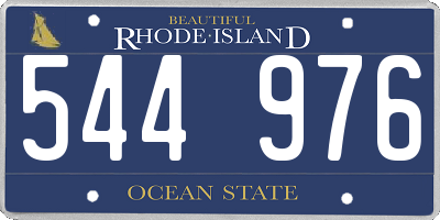 RI license plate 544976