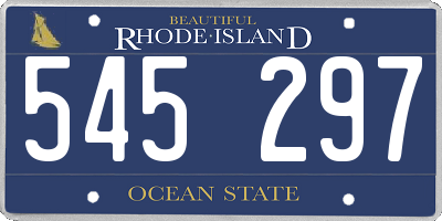RI license plate 545297