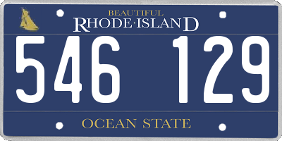 RI license plate 546129