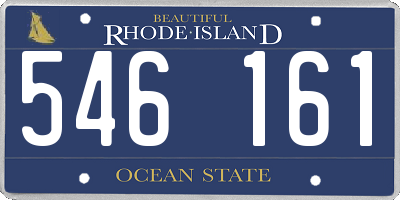 RI license plate 546161