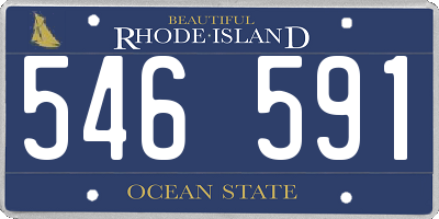 RI license plate 546591