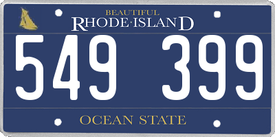 RI license plate 549399
