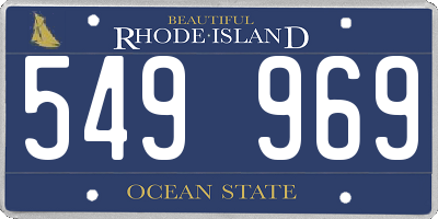 RI license plate 549969