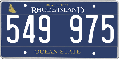 RI license plate 549975