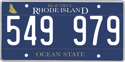 RI license plate 549979