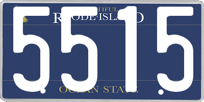 RI license plate 5515