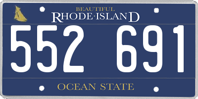RI license plate 552691